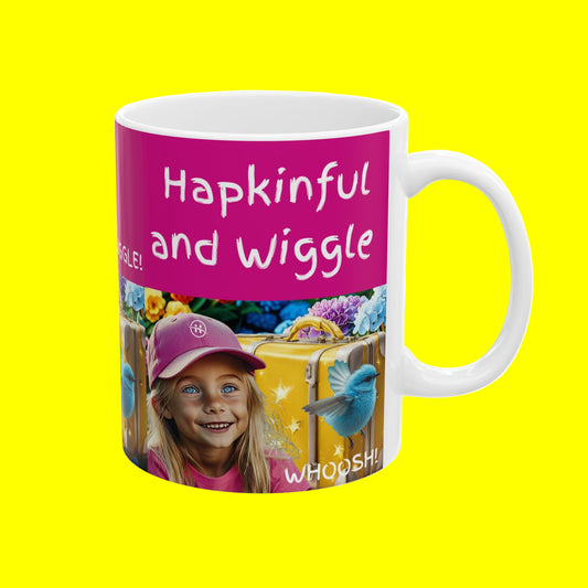 Hapkinful and Wiggle New York Ceramic Mug, (11oz)
