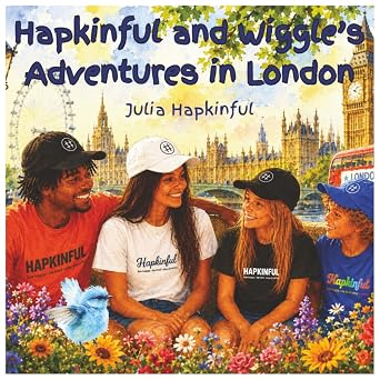 The Adventures of Hapkinful and Wiggle in London. Great Britain. British Edition. Ages 5-9 years.
