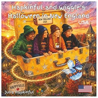 Hapkinful & Wiggle’s Halloween Adventure in New England. Ages 5-9 years