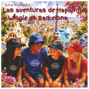 Las aventuras de Hapkinful y Wiggle en Barcelona. España. Colección en español.