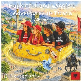 Hapkinful and Wiggle's Adventures in Tirana, Albania. Ages 5-9 years.
